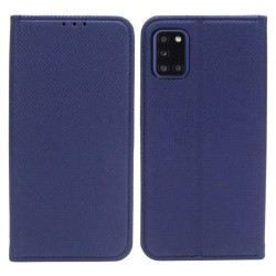 Etui Smart Magnet na telefon Samsung Galaxy A31 A315 granatowe