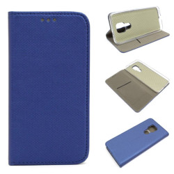 Etui Smart Magnet do telefonu Motorola Moto G9 Play / E7 Plus granatowe