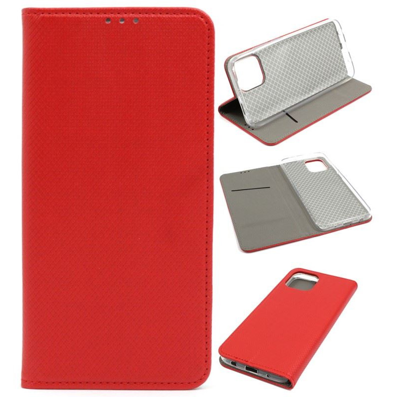 Etui Smart Magnet na telefon Xiaomi Redmi A1 / A2 czerwone