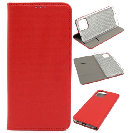 Etui Smart Magnet na telefon Xiaomi Redmi A1 / A2 czerwone