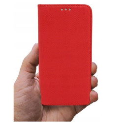 Etui Smart Magnet na telefon Xiaomi Redmi A1 / A2 czerwone