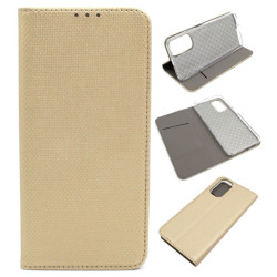 Etui Smart Magnet na telefon Xiaomi Redmi Note 11 / 11S 4G złote