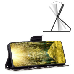 Etui Fancy Diary na telefon Samsung Galaxy A14 4G A145 / 5G A146 uśmiech