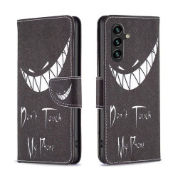 Etui Fancy Diary na telefon Samsung Galaxy A34 5G A346 uśmiech