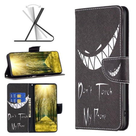 Etui Fancy Diary na telefon Samsung Galaxy A54 5G A546 uśmiech