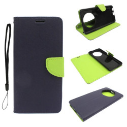 Etui Fancy Diary na telefon Honor Magic 4 Lite 5G granatowe