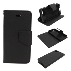 Etui Fancy Diary na telefon Apple iPhone 5 / 5S / SE czarne