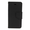 Etui Fancy Diary na telefon Apple iPhone 5 A1428 / 5S A1453 / SE A1723 czarne