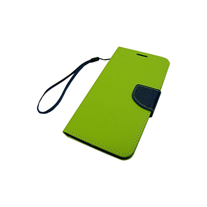 Etui Fancy Diary na telefon Huawei Y3 Y360 limonkowe