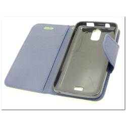 Etui Fancy Diary na telefon Huawei Y3 Y360 limonkowe