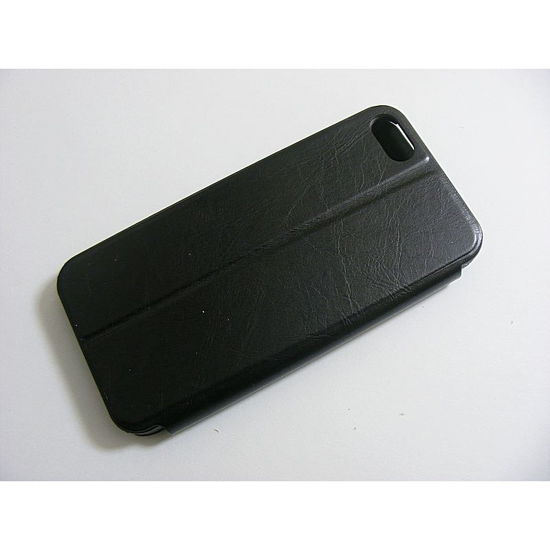 Etui Flip Case Window na telefon Apple iPhone 5 A1428 / 5S A1453 / SE A1723 czarne