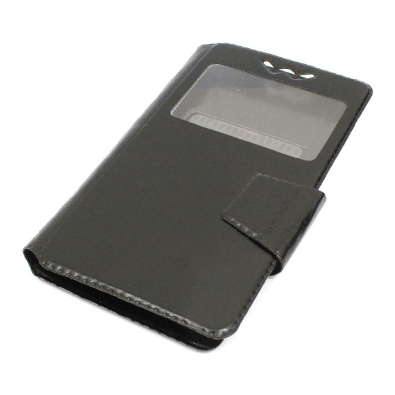 Etui pokrowiec uniwersalny flip WIKI1 na telefon 4.7 - 5" cali czarne