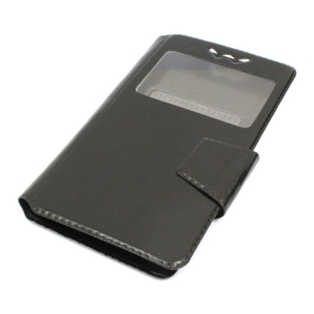 Etui pokrowiec uniwersalny flip WIKI1 na telefon 4.7 - 5" cali czarne