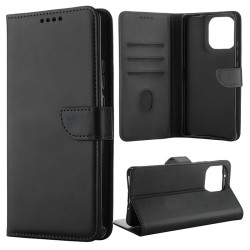 Etui Smart Leather na telefon Honor X5c Plus X5c+ NLA-LX1 czarne