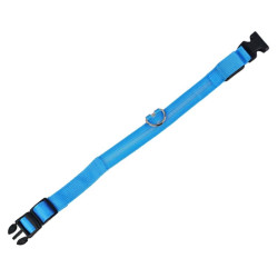 Obroża LED niebieska S 34-42cm - widoczność po zmroku