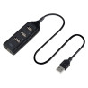 Hub USB 4 porty - rozdzielacz USB 2.0 z kablem 40cm