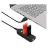Hub USB 4 porty - rozdzielacz USB 2.0 z kablem 40cm