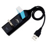 Hub USB 4 porty - rozdzielacz USB 2.0 z kablem 40cm