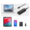 Hub USB 4 porty - rozdzielacz USB 2.0 z kablem 40cm