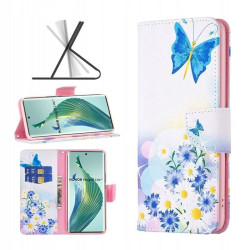 Etui Fancy Diary na telefon Honor Magic 5 Lite 5G / X40 5G / X9A motyl