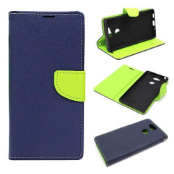 Etui Fancy Diary na telefon Sony Xperia XA2 H4113 H3113 granatowy