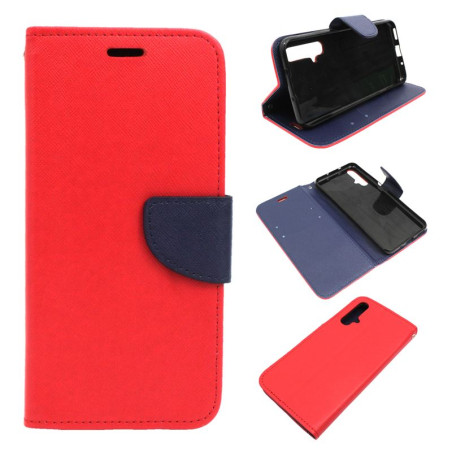 Etui Fancy Diary na telefon Honor 20 YAL-L21 / Huawei Nova 5T czerwone