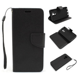 Etui Fancy Diary na telefon Honor 7 Lite NEM-L21 / 5C NEM-TL00H czarne