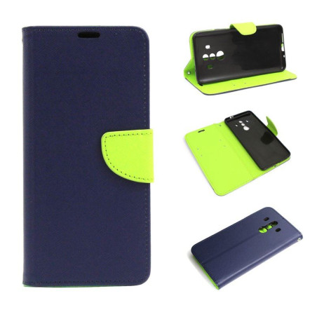 Etui Fancy Diary na telefon Huawei Mate 10 Pro BLA-L09 BLA-L29 granatowe