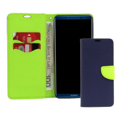 Etui Fancy Diary na telefon Huawei Mate 10 Pro BLA-L09 BLA-L29 granatowe
