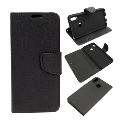 Etui Fancy Diary na telefon Honor 8X JSN-AL00 czarny