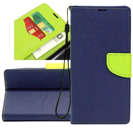 Etui Fancy Diary na telefon Huawei Nova 9 / Honor 50 granatowe