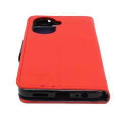 Etui Fancy Diary na telefon Huawei Nova Y70 MGA-LX9 czerwone