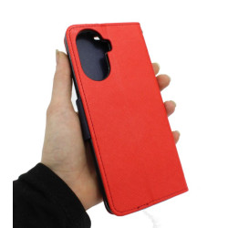Etui Fancy Diary na telefon Huawei Nova Y70 MGA-LX9 czerwone