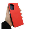 Etui Fancy Diary na telefon Huawei Nova Y70 MGA-LX9 czerwone