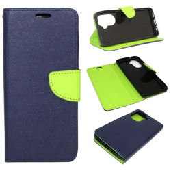 Etui Fancy Diary na telefon Huawei Nova Y70 MGA-LX9 granatowe