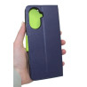 Etui Fancy Diary na telefon Huawei Nova Y70 MGA-LX9 granatowe
