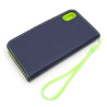 Etui Fancy Diary na telefon Apple iPhone X A1865 / Xs A1920 granatowe