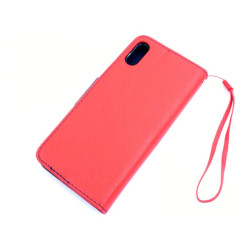 Etui Fancy Diary do telefonu Huawei Y6 2019 / Y6 PRO 2019 czerwone