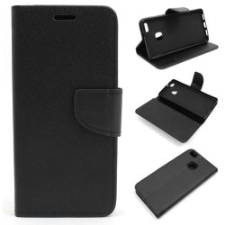 Etui Fancy Diary na telefon Huawei P9 Lite czarny