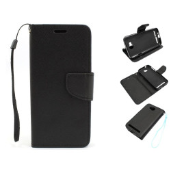 Etui Fancy Diary na telefon Huawei Y3II LUA-L21 czarne