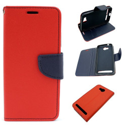 Etui Fancy Diary na telefon Huawei Y3II LUA-L21 czerwone