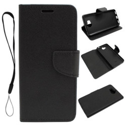 Etui Fancy Diary na telefon Huawei Y5 / Y6 2017 / Nova Young / Honor 6 Play czarne