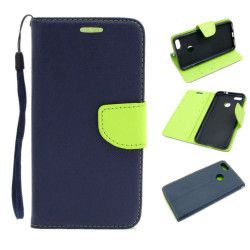 Etui Fancy Diary na telefon Huawei P9 Lite Mini SLA-L22 / Y6 Pro 2017 granatowe