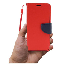 Etui Fancy Diary na telefon Huawei P9 Lite Mini SLA-L22 / Y6 Pro 2017 czerwone