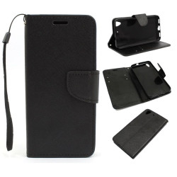 Etui Fancy Diary na telefon Huawei Y6 SCL-L01 czarny
