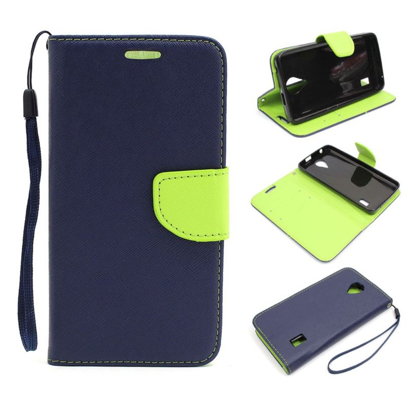 Etui Fancy Diary na telefon Huawei Y635 granatowy