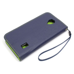 Etui Fancy Diary na telefon Huawei Y635 granatowy