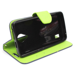 Etui Fancy Diary na telefon Huawei Y635 granatowy
