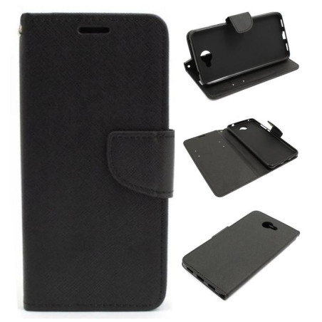 Etui Fancy Diary na telefon Huawei Y7 TRT-LX1 czarny