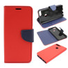 Etui Fancy Diary na telefon Huawei Y7 Prime 2018 LDN-L21 czerwo